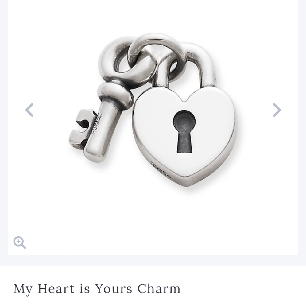 My heart is yours charm